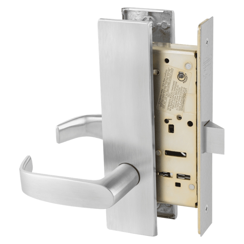 LW1L - L Lever with LW1 Escutcheon